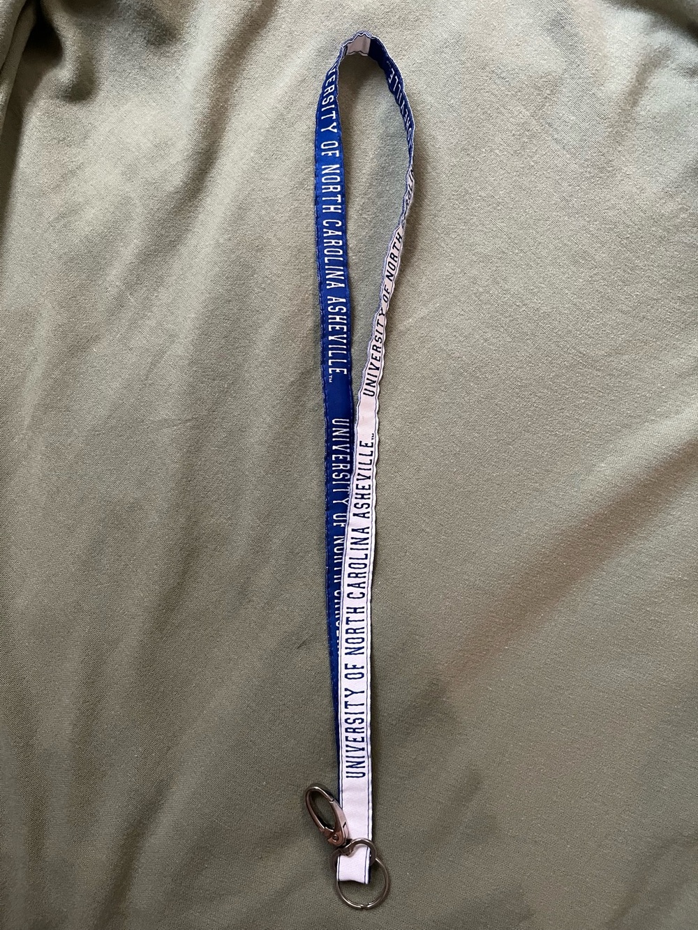 Blue & White Lanyard